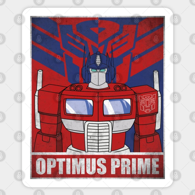 Transformers Optimus Prime! Sticker by Jandara